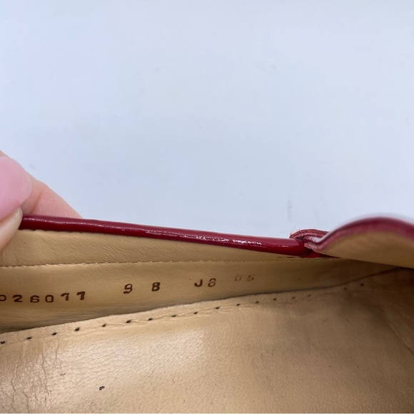 Cole Haan Patent Leather Loafers 9 Red - Picture 13 of 17